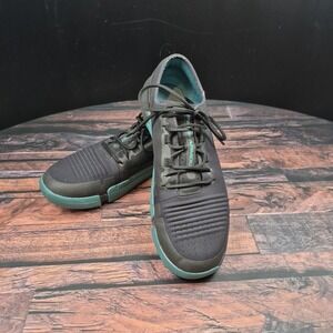 Under Armour TriBase Reign Training Shoes Men's 12 Black Teal 3021289-001 Gym